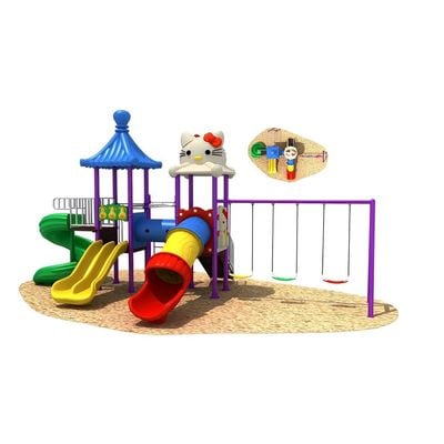 MYTS Mega Kitten frame swing  & dual and wavy slides 